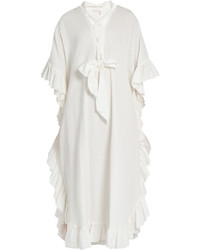 See by Chloe See By Chlo Ruffle Trimmed Cotton Blend Dress