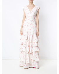 Olympiah Flamingo Print Gown