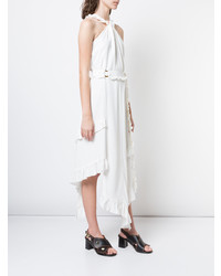 Derek Lam 10 Crosby Sleeveless Asymmetrical Halter Dress