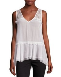 Free People Lace Trim Trapeze Top