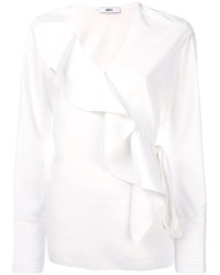 Area Ruffle Front Blouse