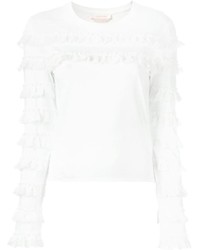 See by Chloe See By Chlo Ruffled Lace Trim Top
