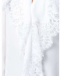 Givenchy Lace Trim Blouse