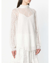 See by Chloe See By Chlo Lace Turtleneck Blouse