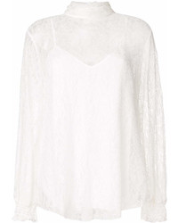 See by Chloe See By Chlo Lace Turtleneck Blouse
