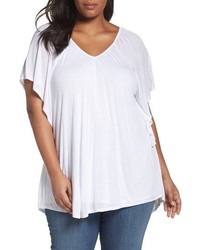 Sejour Plus Size Ruffle Sleeve Top