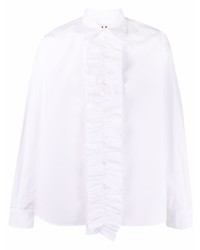 Marni Frill Detail Long Sleeve Shirt