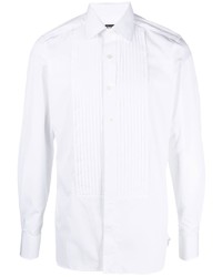Tom Ford Pleated Bib Cotton Shirt