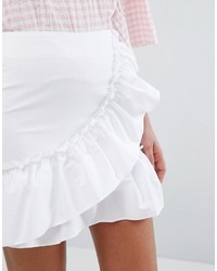 Miss Selfridge Ruffle Mini Skirt