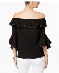INC International Concepts Ruffled Off The Shoulder Top Only At Macys