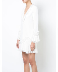 Alexis Ruffle Trimmed Mini Dress