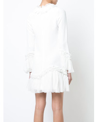 Alexis Ruffle Trimmed Mini Dress