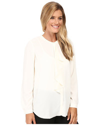 Vince Camuto Long Sleeve Ruffle Front Blouse