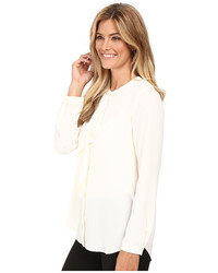 Vince Camuto Long Sleeve Ruffle Front Blouse