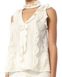 Alexis Alona Ruffle Front Lace Top