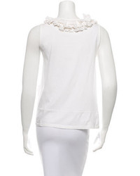Marc Jacobs Ruffle Trimmed Sleeveless Top