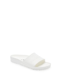 Birkenstock Barbados Slide Sandal In White White At Nordstrom