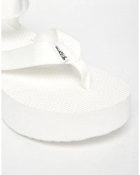Teva Bright White Flatform Universal Sandals