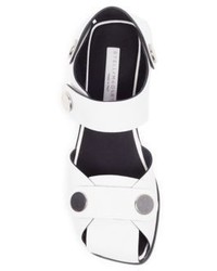 Stella McCartney Snapped Faux Leather Cage Sandals