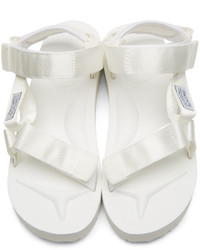 Suicoke White Depa Classic Sandals