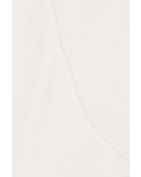 Proenza Schouler Asymmetric Crepe Top Off White