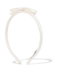 White Satin Headband