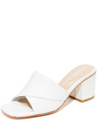 White Satin Shoes