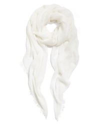 Echo Modal Silk Scarf White One Size One Size