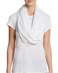Saks Fifth Avenue Frayed Woven Scarf