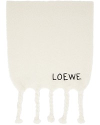 Loewe White Mohair Scarf