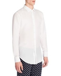 Emporio Armani Long Sleeve Seersucker Shirt