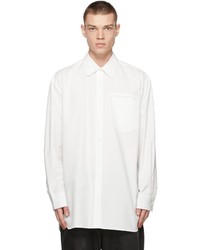 Ader Error Off White Seersucker Shirt