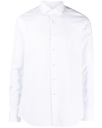 Xacus Seersucker Long Sleeve Cotton Shirt
