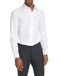 Emporio Armani Slim Fit Seersucker Button Up Shirt