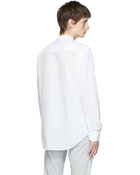 Giorgio Armani White Band Collar Shirt