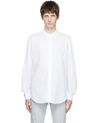 Giorgio Armani White Band Collar Shirt