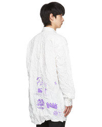 Yuki Hashimoto White Wrinkled Oversized Shirt
