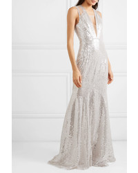 Jenny Packham Gloria Sequined Tulle Gown