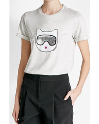 Karl Lagerfeld T Shirt With Patch