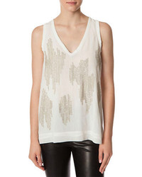 Sanctuary Embroidered Sequin Tank
