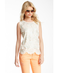 Romeo & Juliet Couture Scalloped Sequin Tank
