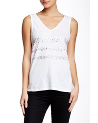 DKNY Sequin Patchwork Tank