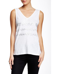DKNY Sequin Patchwork Tank
