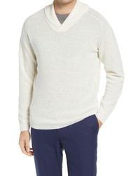 Peter Millar Crown Cool Shawl Collar Wool Blend Sweater