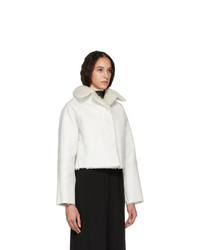 Kassl Editions White Sheepskin Coat