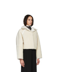 Kassl Editions White Sheepskin Coat