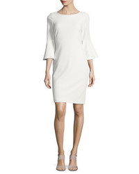 Calvin Klein Bell Sleeve Sheath Dress