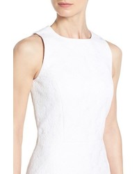 MICHAEL Michael Kors Michl Michl Kors Mckenna Jacquard Sheath Dress Size 4 White