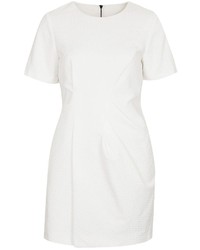 Topshop Premium Textured Pleat Sheath Dress