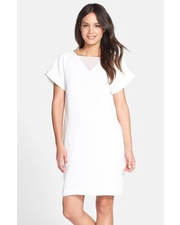 Andrew Marc Marc New York By Crepe Short Sleeve Shift Dress